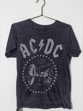 AC/DC Tour Graphic Band Tee Size S